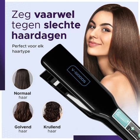 V Goods Professionele Stijltang Steampod Bruikbaar Als Krultang