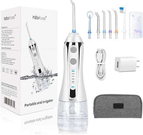 H2ofloss White H2ofloss Cordless Water Flosser With 30 Days Battery