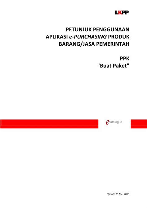 PDF Petunjuk Penggunaan Aplikasi EPurchasing Produk Barang