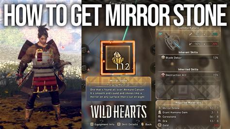 WILD HEARTS How To Get MIRROR STONE Weapon Upgrade Materials YouTube