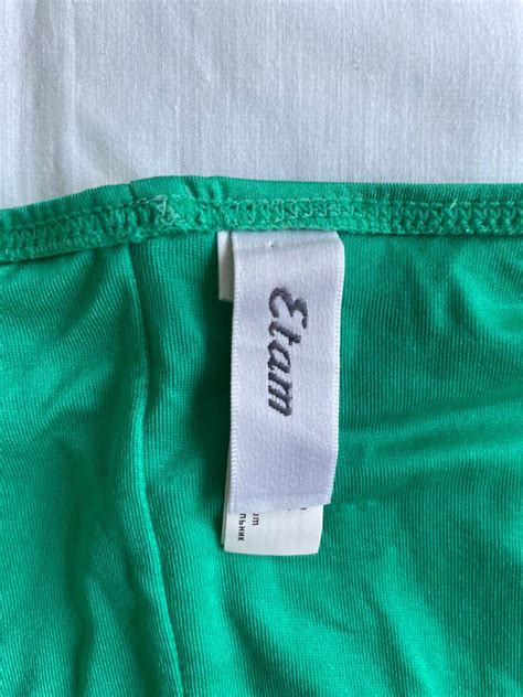 Etam Green 2 Piece Bikini Women S Fashion Swimwear Bikinis Swimsuits On Carousell