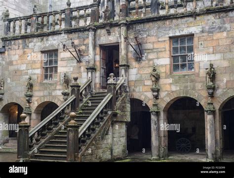 Exterior Of Chillingham Castle Northumberland Reputedly The Most