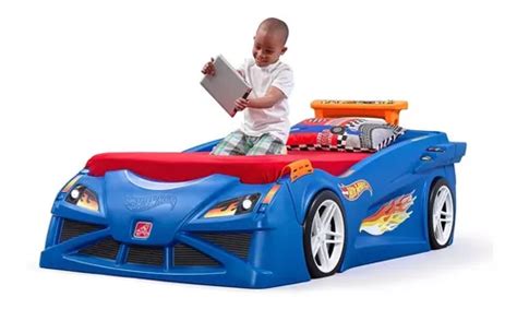 Cama Ni O Auto De Carreras Hot Wheels Step Mercadolibre
