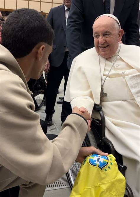 Baiano Luva De Pedreiro Conhece O Papa Francisco Muito Obrigado Pela