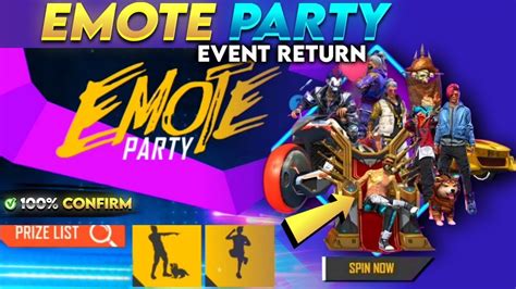 Emote Party Event Return Emote Party Event Return Kab Aayega