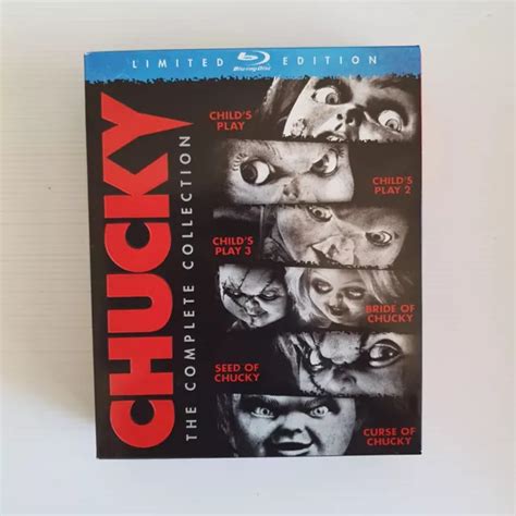 CHUCKY THE COMPLETE Collection Limited Edition Blu Ray 64 99