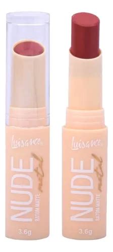 Batom Matte Nude Metal Cor Luisance J Mercadolivre