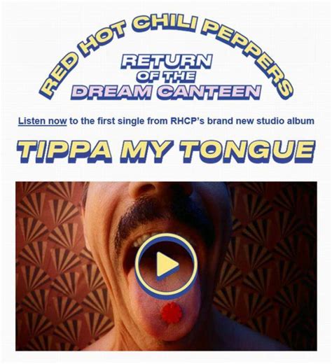 Tippa My Tongue Nuevo Single Y Videoclip De Red Hot Chili Peppers Rockcircus Net
