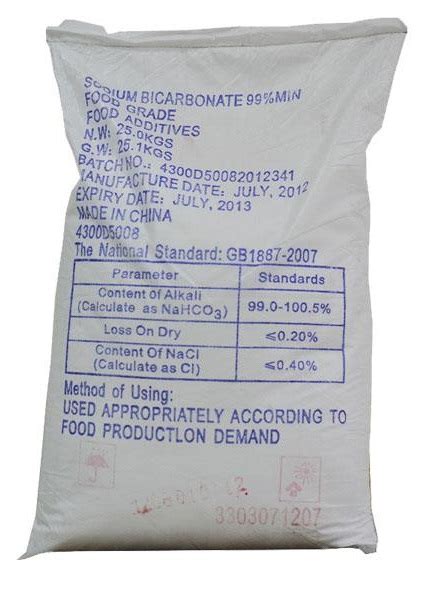 Sodium Bicarbonate Food Grade Nahco C Ng Ty Tnhh Tm T N Ph Trung