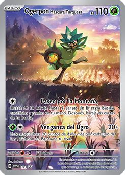 Ogerpon M Scara Turquesa Escarlata Y P Rpura Cartas Promo Base De