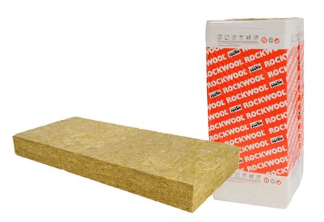 6 panneaux de laine de roche ROCKWOOL Rockfaçade Ep 100mm 1 35x0 6m