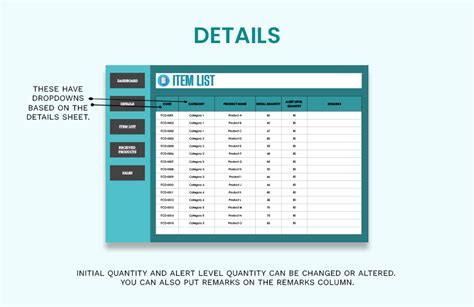 Stock and Inventory Tracker Template - Download in Excel, Google Sheets ...