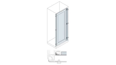 Ee2106k Abb Is2 Series Lockable Steel Ral 7035 Recessed Inner Door