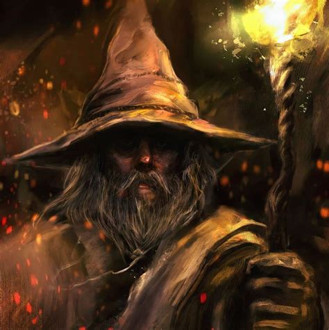 Gandalf El Gris Lotr Art Gandalf Fan Art