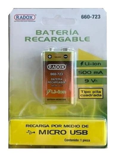 Bateria Recargable V Usb Mercadolibre