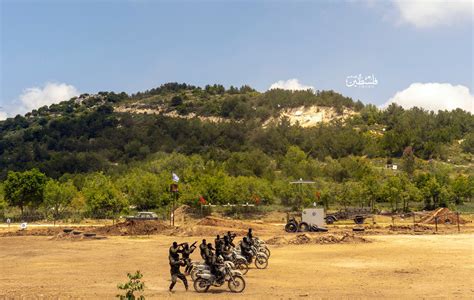 مناورة حزب الله جنوب لبنان فلسطين أون لاين