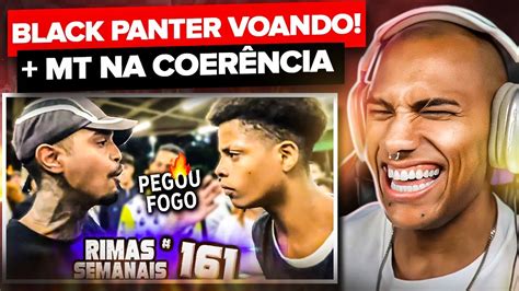 RIMAS DA SEMANA 161 REACT GUINHO X BLACK PANTER PEGOU FOGO BLACK