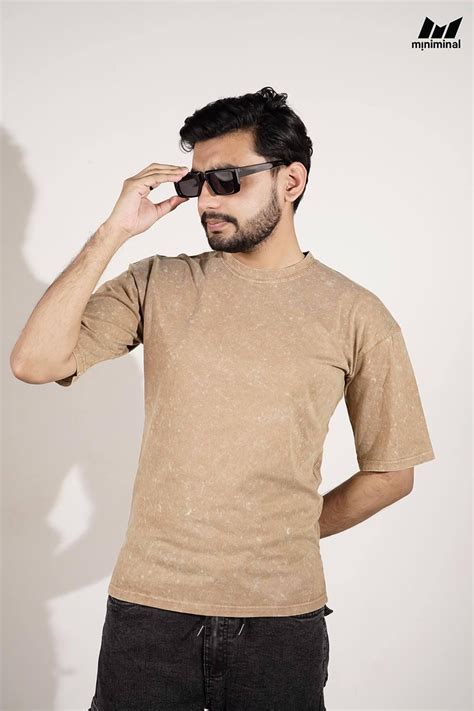 Premium Acid Wash Drop Shoulder Biscuit Miniminal