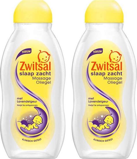 Zwitsal Slaap Zacht Massage Olie Gel Lavendel 2 X 200 Ml Baby FH