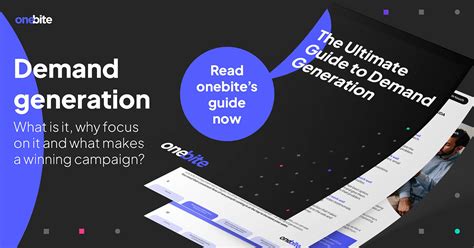 Read Onebite S Ultimate Guide To Demand Generation