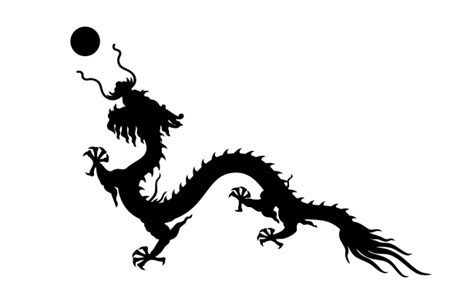 Dragon Silhouette Tattoo Free Stock Photo - Public Domain Pictures