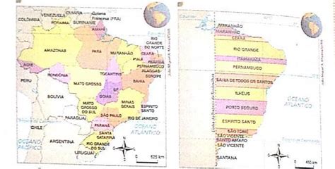 4 Compare Os Mapas A Seguir Faça O Que Se Pede A Identifique O Tema