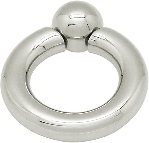 Acechannel G2 Titanium Body Piercing Jewelry Monster Screw In Ball Ring