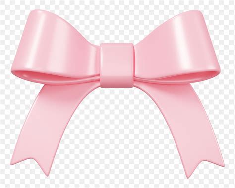 Pink Ribbon Bow Png 3d Premium Png Rawpixel