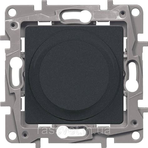 Диммер Legrand Etika 300 Вт., Поворотный, Антрацит (672619) — Купить ...