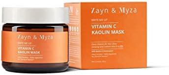 ZM Zayn Myza Brite Me Up Vitamin C Kaolin Mask For Healthy Firm And