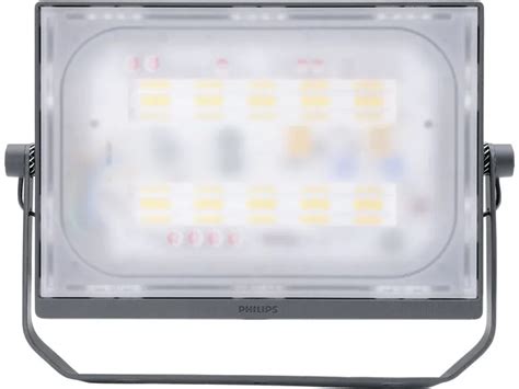 LED Smart Bright Flood Light Philips Outdoor Type Compact Size Gray