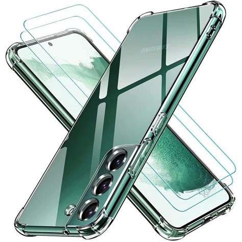 Coque Silicone Tpu Transparente Angles Renforces Verres Trempes