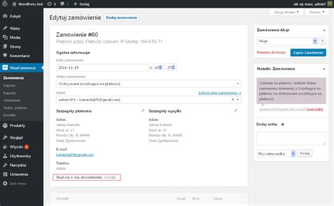 Modyfikacja formularza zamówienia w WooCommerce