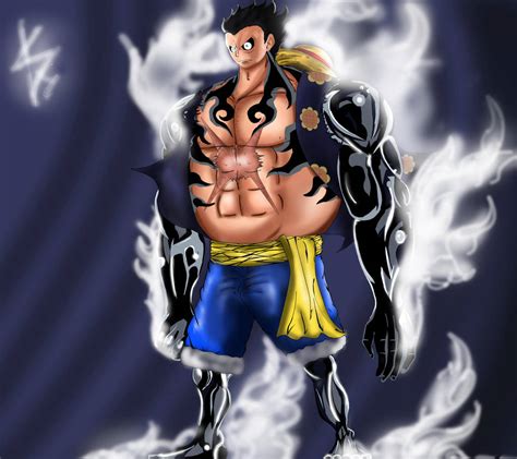 Luffy Gear Fourth Bounce Man By Sharaizx On Deviantart