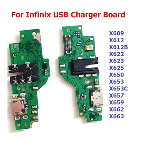 10Pcs USB Charging Dock Port Charger Board Flex Cable For Infinix X609