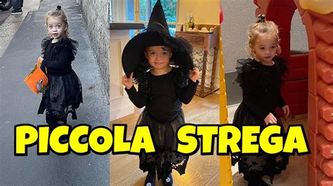 Luna Marì alla festa di Halloween con Santiago e Nonna Veronica si è