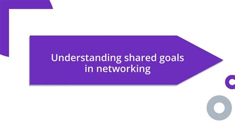 highlighted shared goals  networking doodlepadcoza