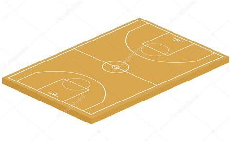 3D basketball court Stock Vector Image by ©julydfg #3787034