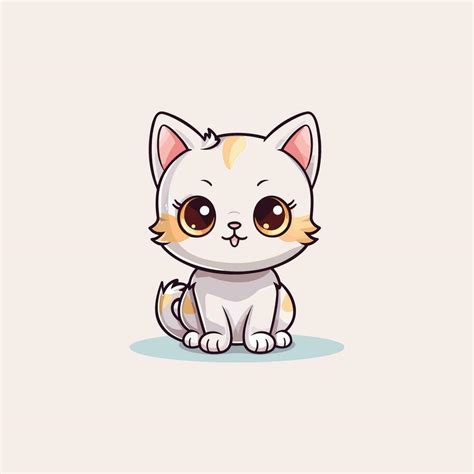 Cute cat illustration cat kawaii chibi 26317600 Vector Art at Vecteezy