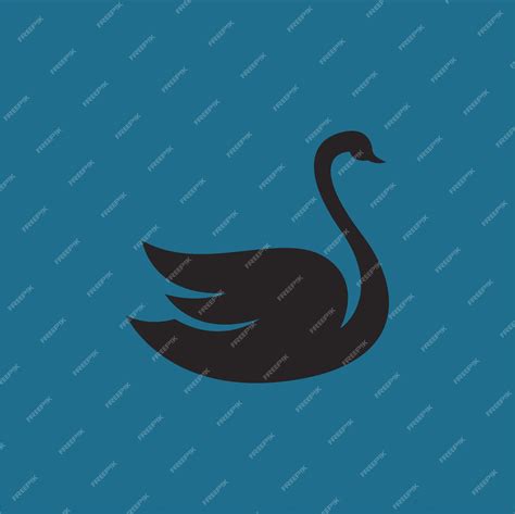 Premium Vector Swan Logo Design Template Swan Logo Concept