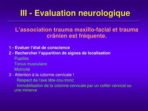 Ppt Traumatismes Maxillo Faciaux Powerpoint Presentation Id