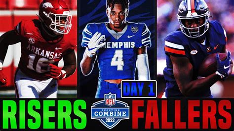 NFL Combine Risers Fallers Day 1 2022 NFL Draft YouTube