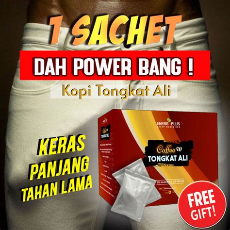 Original TONGKAT ALI COFFEE Tongkat Ali Stamina Energy Drink Kopi Untuk