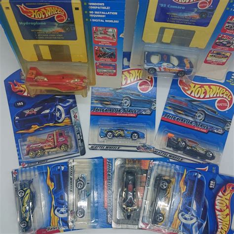 Hot Wheels Blue Card Shelby Cobra Honda Civic Mustang Cobra Camaro Scorchin Scooter Big
