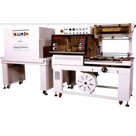 Mild Steel Pneumatic L Sealer Shrink Wrapping Machine Capacity