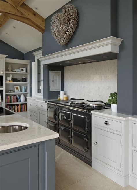 This Tom Howley Hartford Kitchen Includes A Dramatic Black Aga Miele