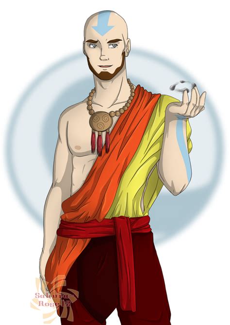 Adult Aang By Sakura Rose12 On Deviantart