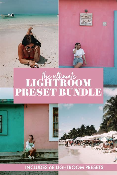 BEACH Lightroom Presets Bundle Mexico Preset Tropical Island Presets