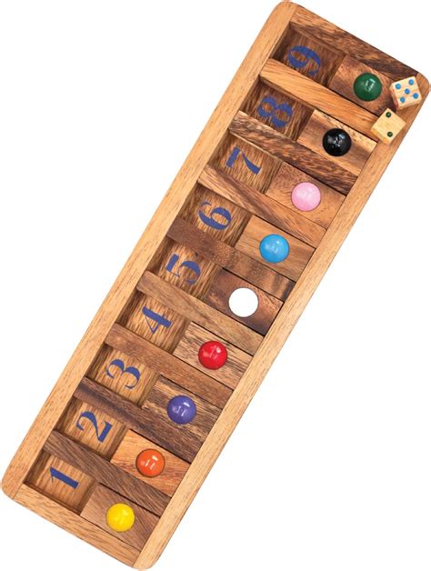 Juegos De Mesa Shut The Box Con Matem Ticas Para Ni Os Caja De Madera