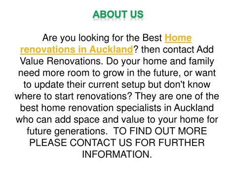 Ppt Best Home Renovations In Auckland Powerpoint Presentation Free